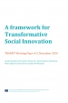 A framework for Transformative Social Innovation (TRANSIT Working Paper # 5)